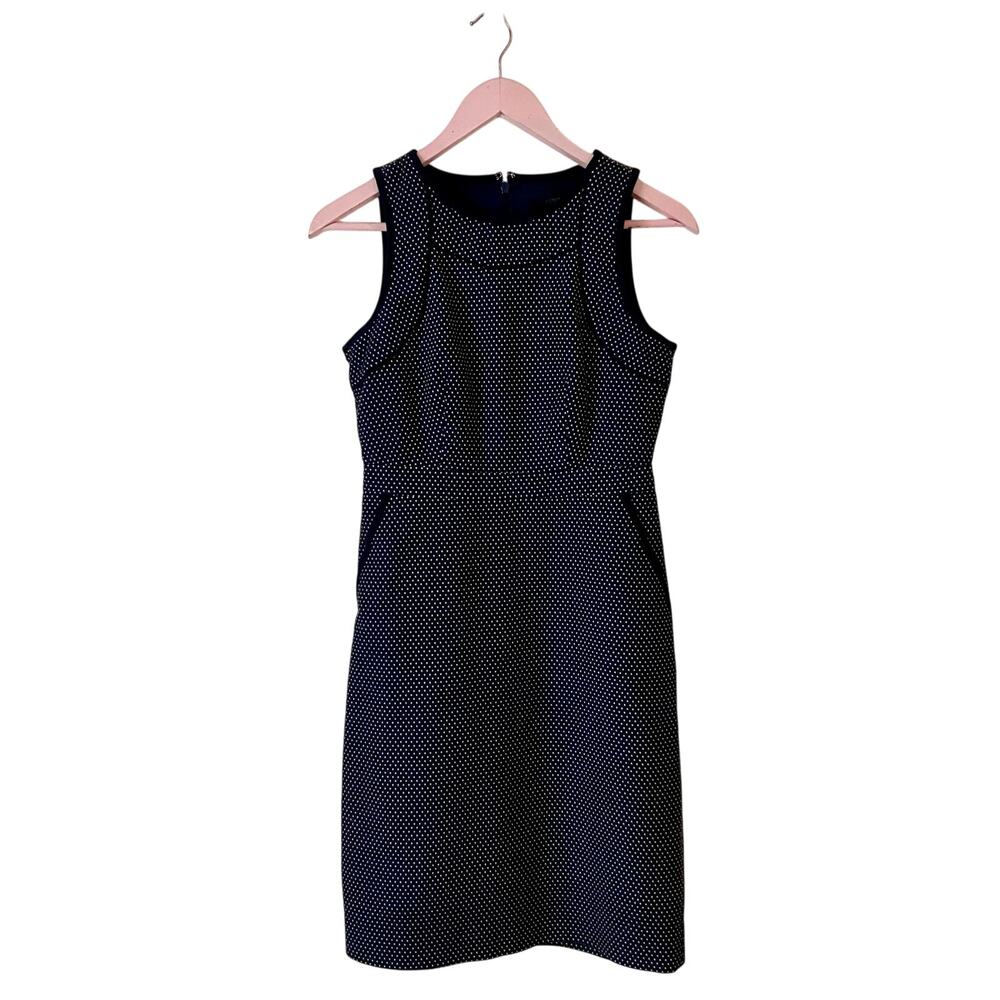 J. Crew Dotted Pencil Dress